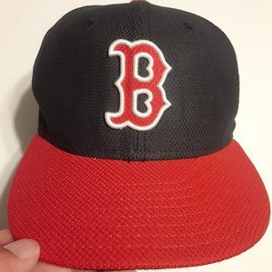 Boston Red Sox New Era 59fifty Fitted Hat/Cap Size 7 1/8